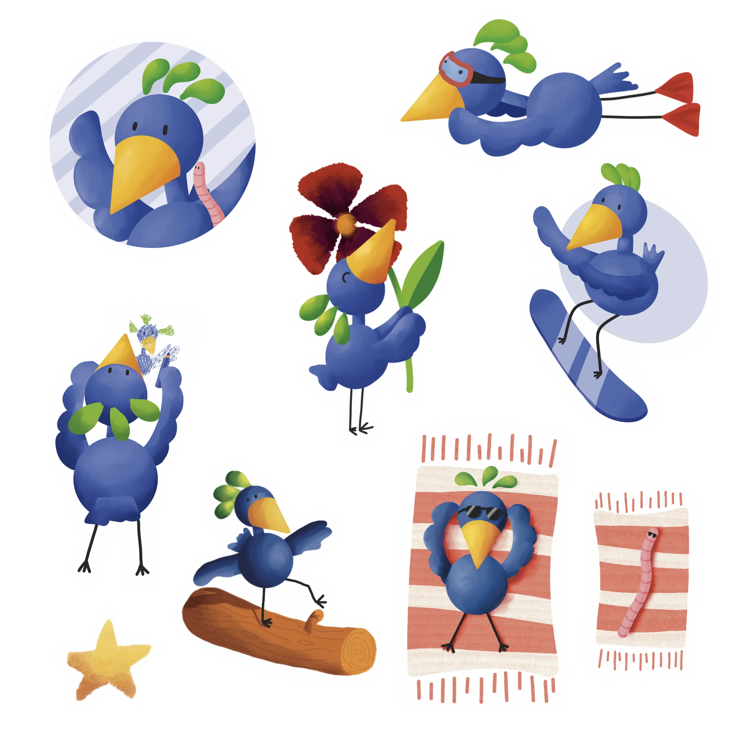 Vochel Sticker Vorschau